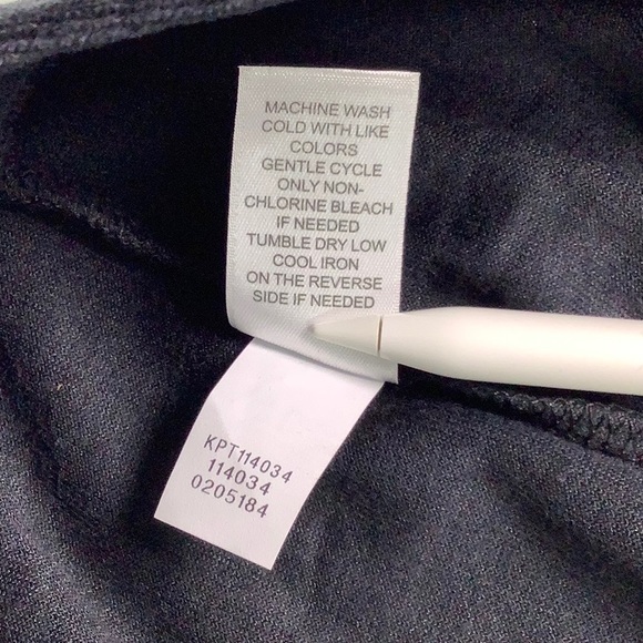 J Jill black Velour straight leg leggings pants size 3X NWT - Picture 11 of 14